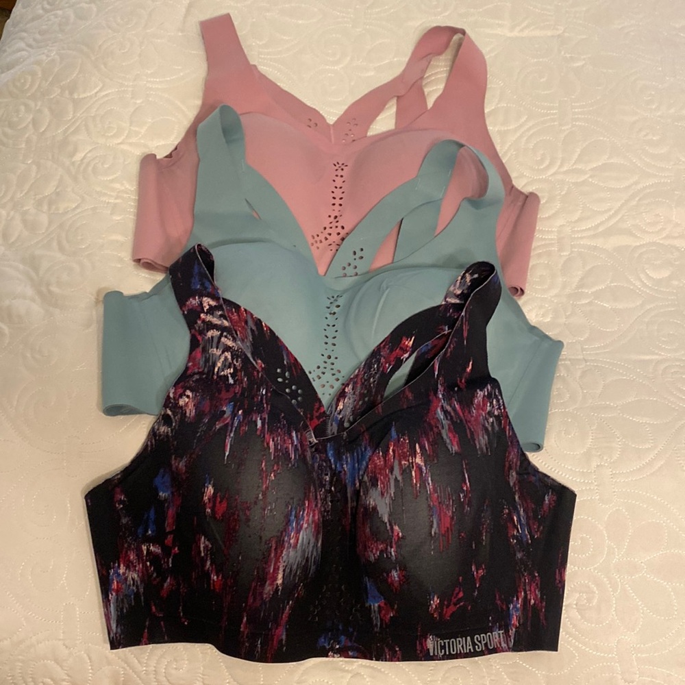 3 Victoria Secret Angel Max Sport Bras 36C
